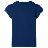 Vidaxl børneshirt 128 marineblå