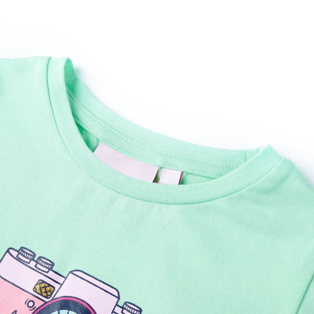 Vidaxl børneshirt 92 Bright Green