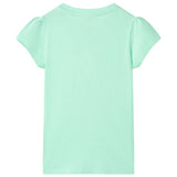 Vidaxl børneshirt 104 lysegrøn
