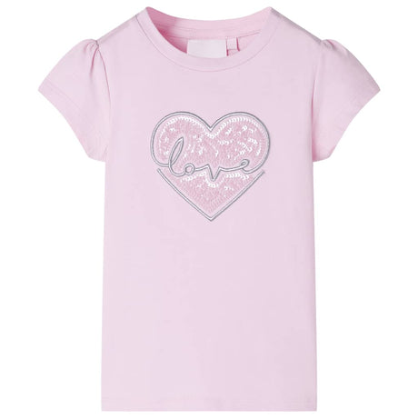 VidaXL børneskjorte 104 lys pink