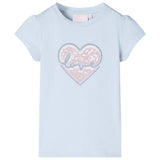 Vidaxl børneshirt 92 lyseblå