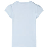 Vidaxl børneshirt 116 lyseblå