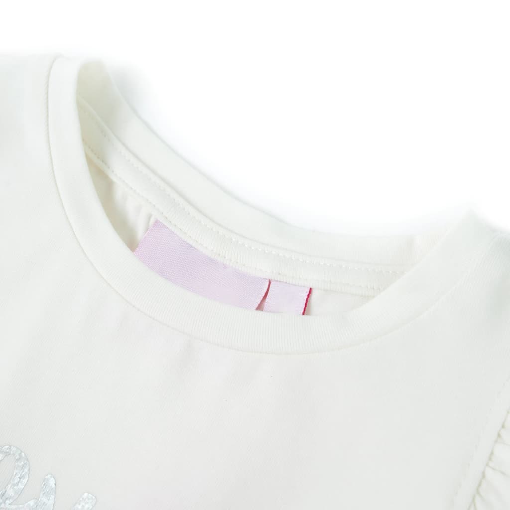 Vidaxl Børnestrøje med ærmer med Ruffles 92 White