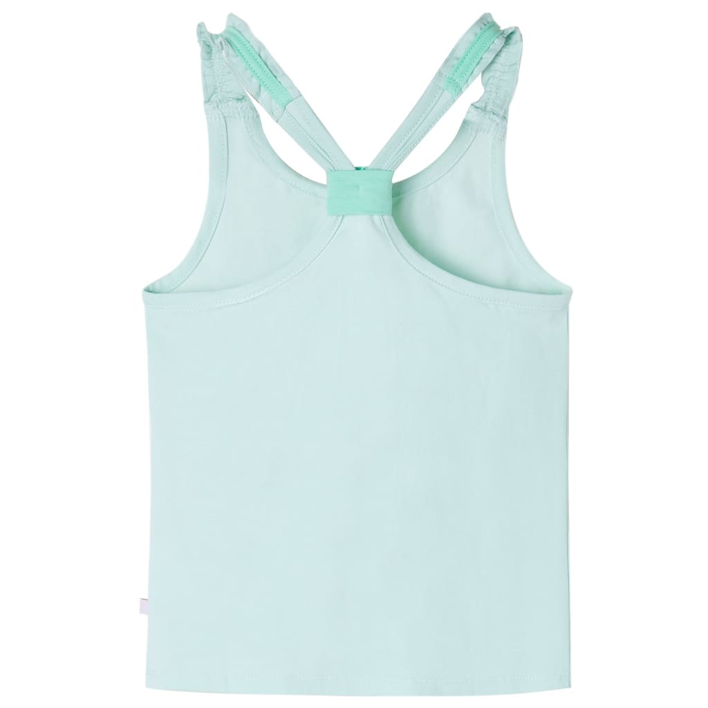 VidaXL børnetop 128 lys mint