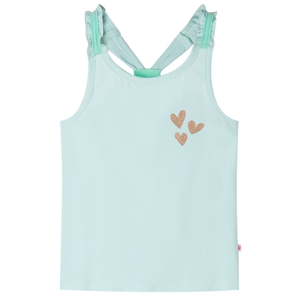 Vidaxl Børns Top 140 Light Mint