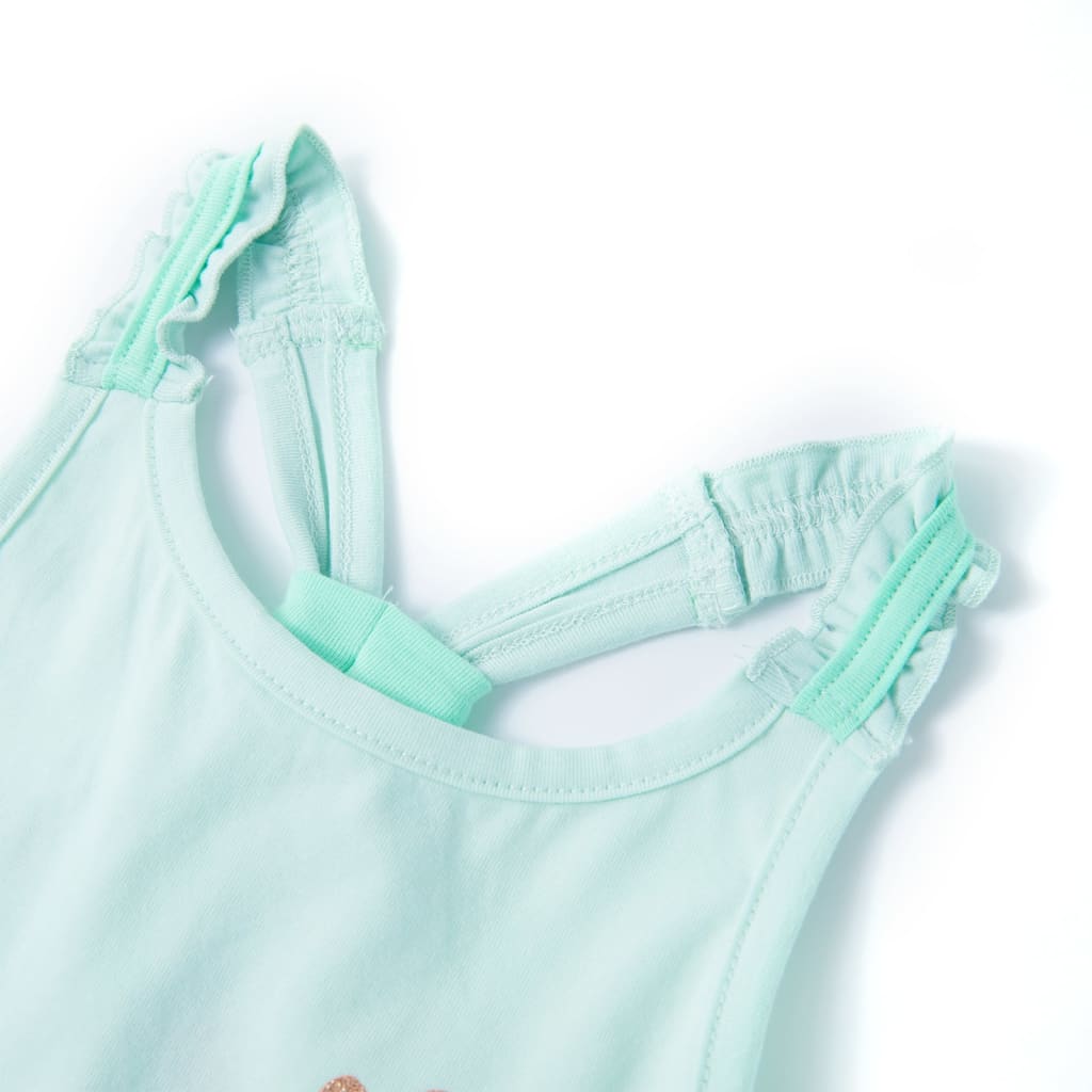 Vidaxl Børns Top 140 Light Mint