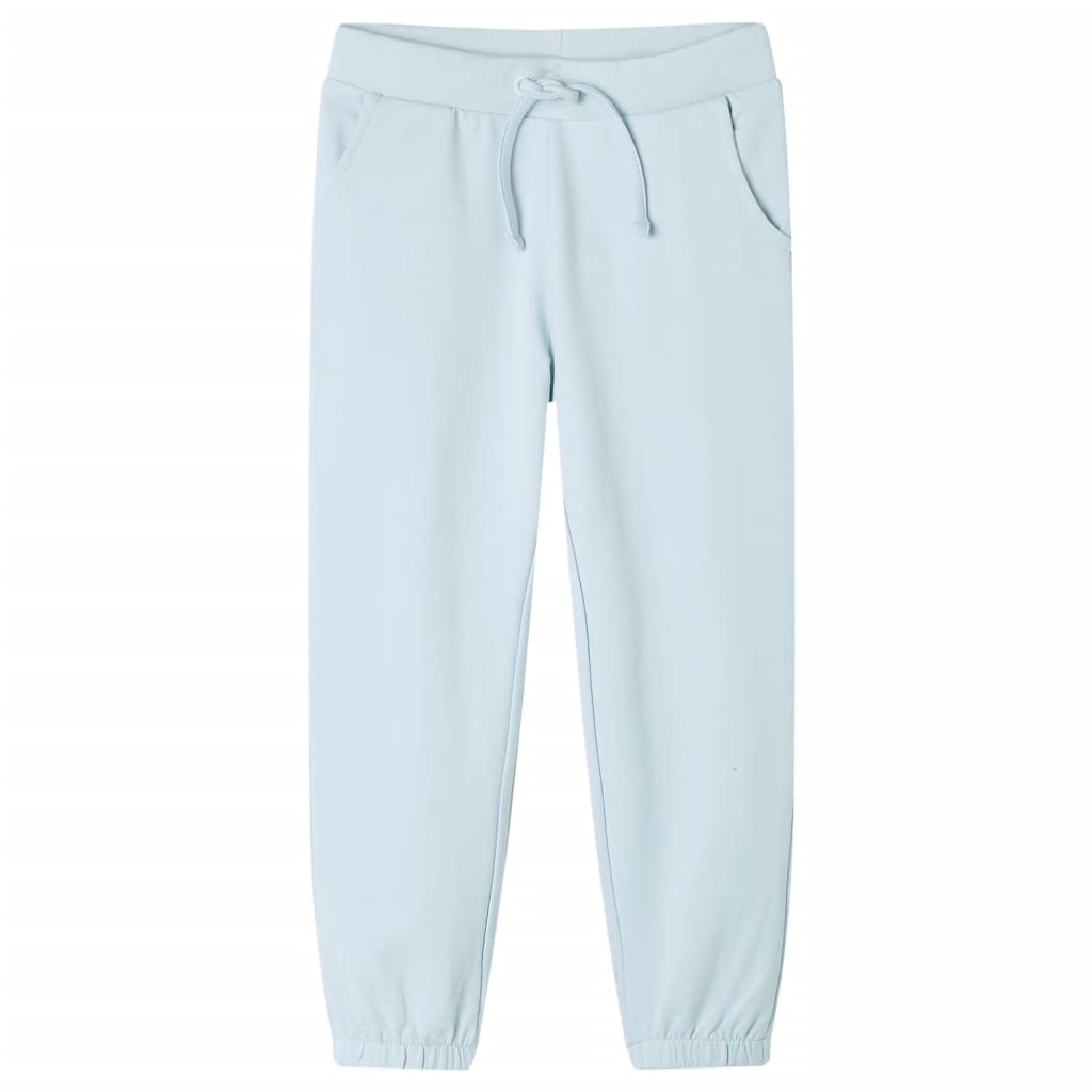 VidaXL joggingbukser til børn 128 lyseblå