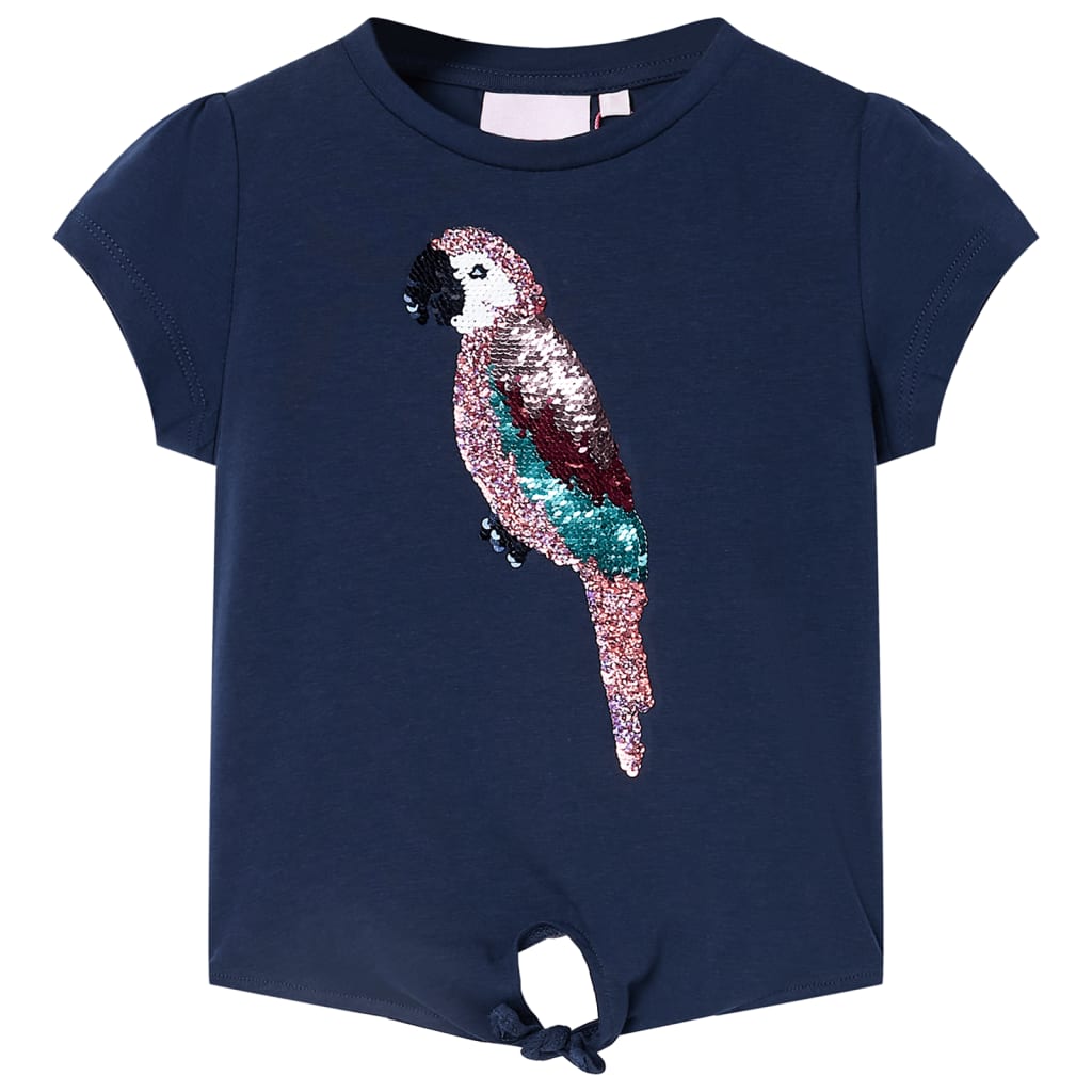Vidaxl børneshirt 92 marineblå