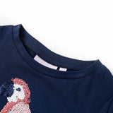 Vidaxl børneshirt 92 marineblå