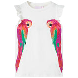 Vidaxl børneshirt 140 ecru