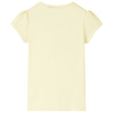 Vidaxl børneshirt 140 blød gul