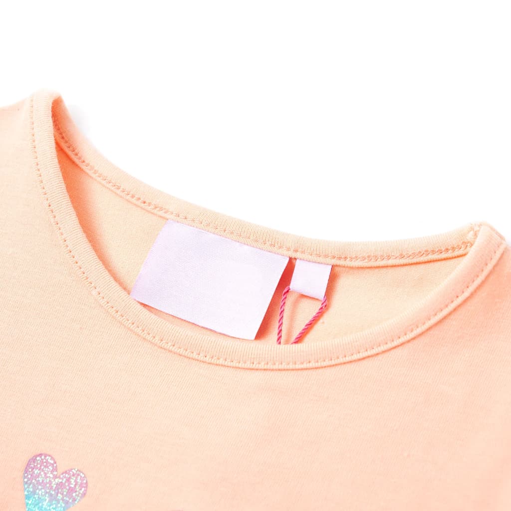 Vidaxl børneshirt 92 Light Orange
