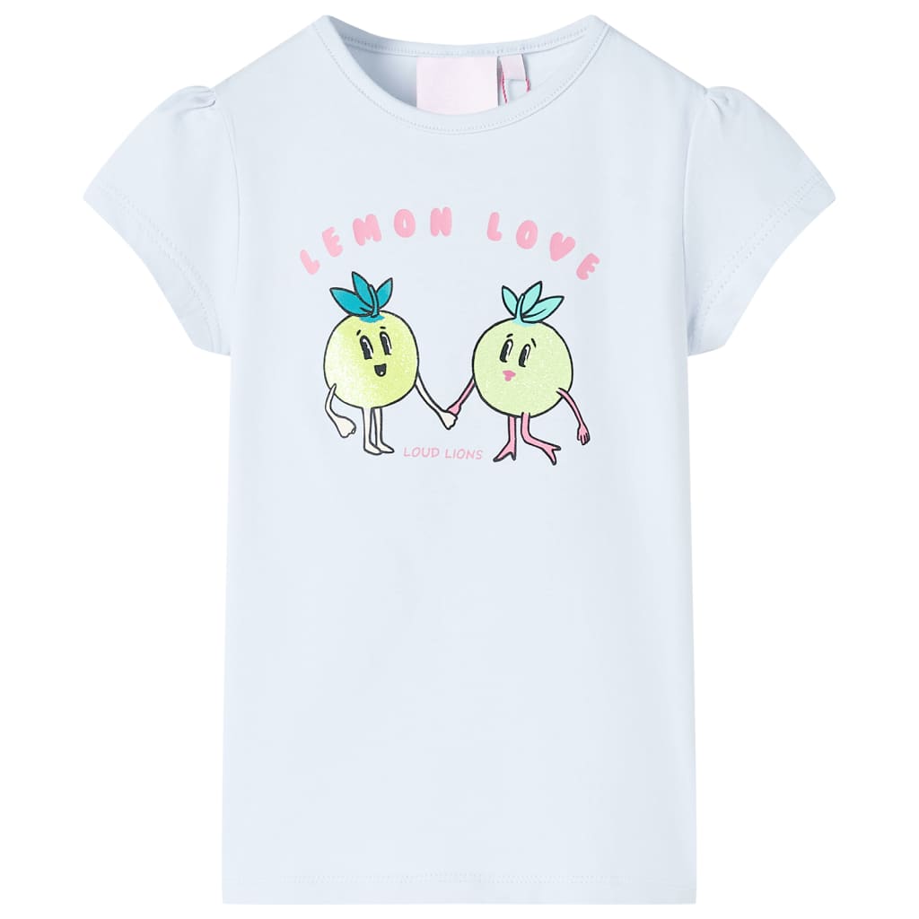 Vidaxl børneshirt 92 lyseblå