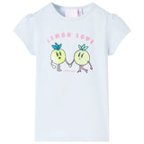 Vidaxl børneshirt 116 lyseblå