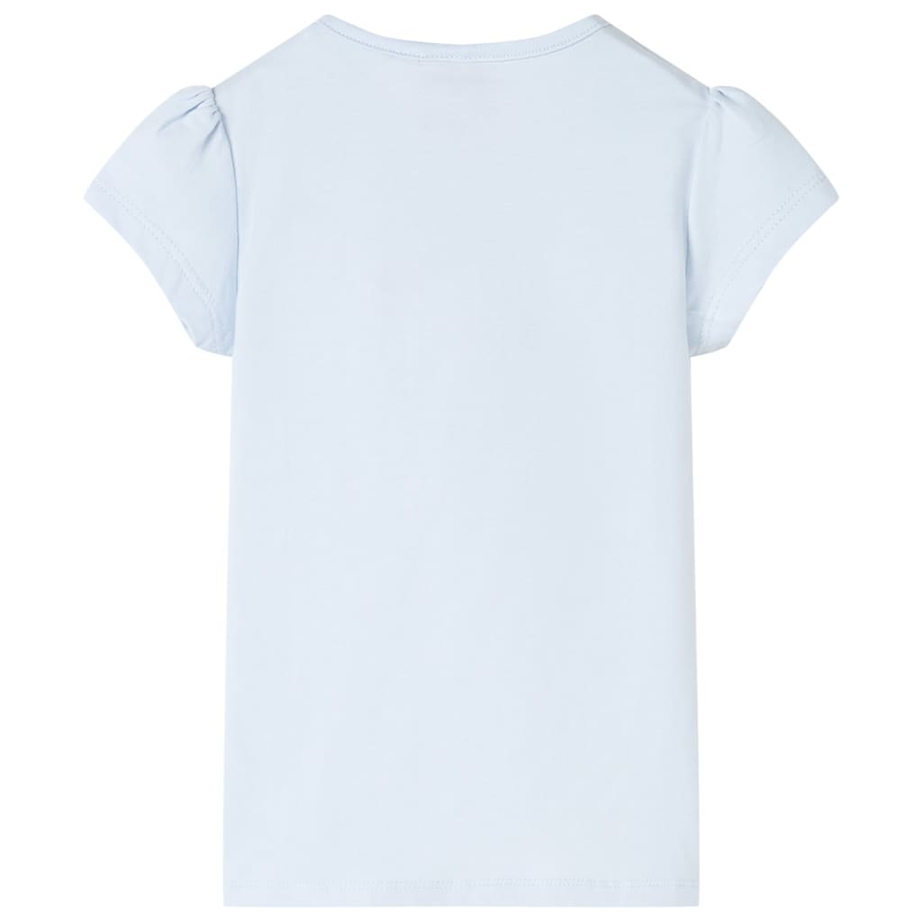 Vidaxl børneshirt 116 lyseblå