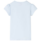 Vidaxl børneshirt 116 lyseblå