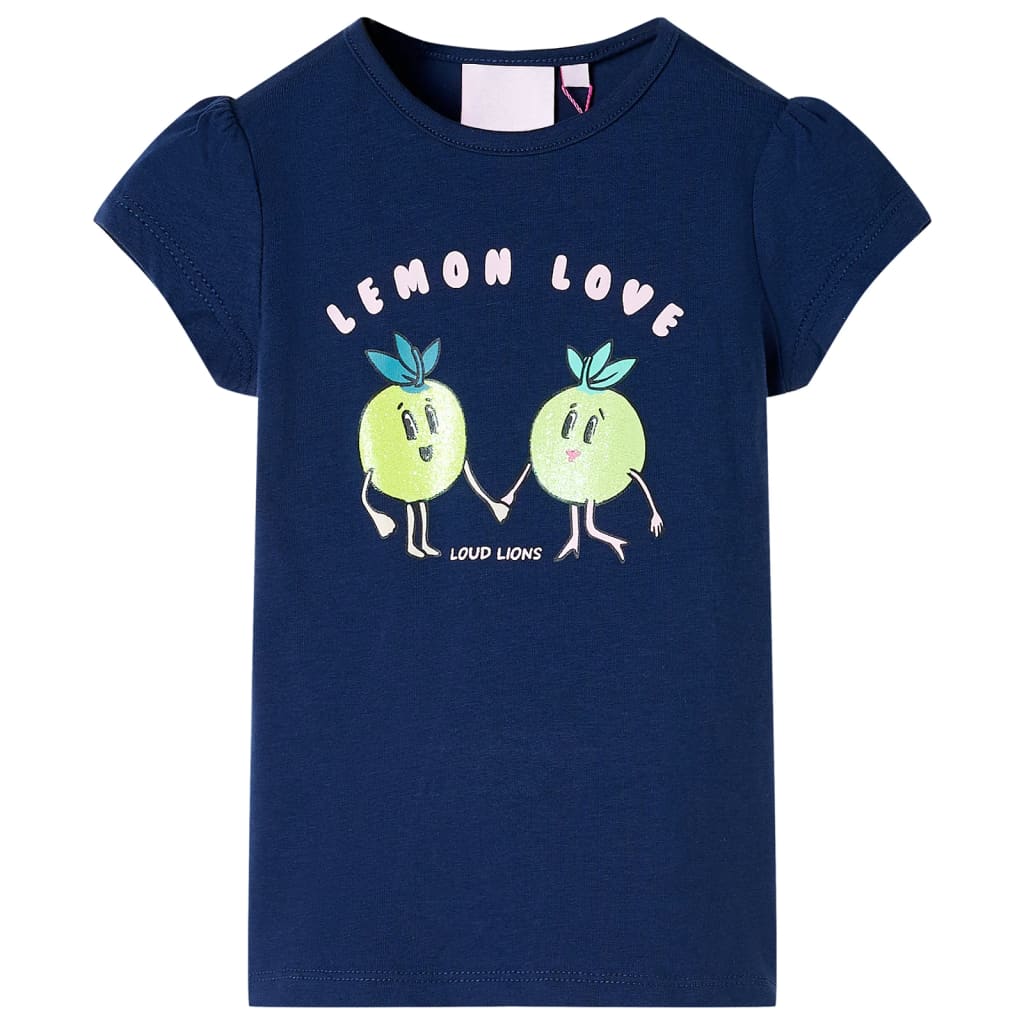 Vidaxl børneshirt 92 marineblå