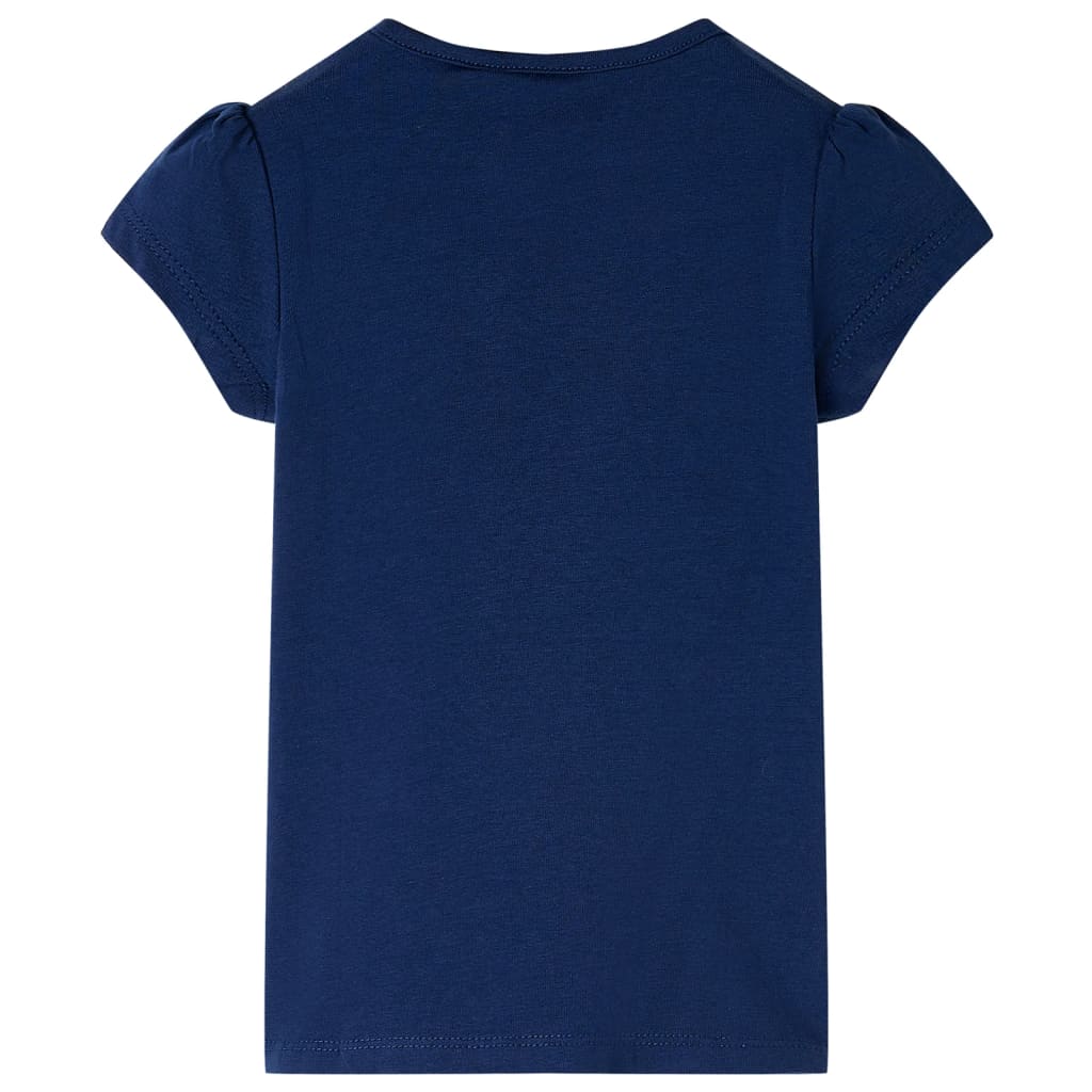 Vidaxl børneshirt 128 marineblå