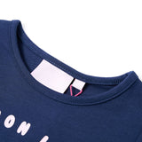 Vidaxl børneshirt 128 marineblå