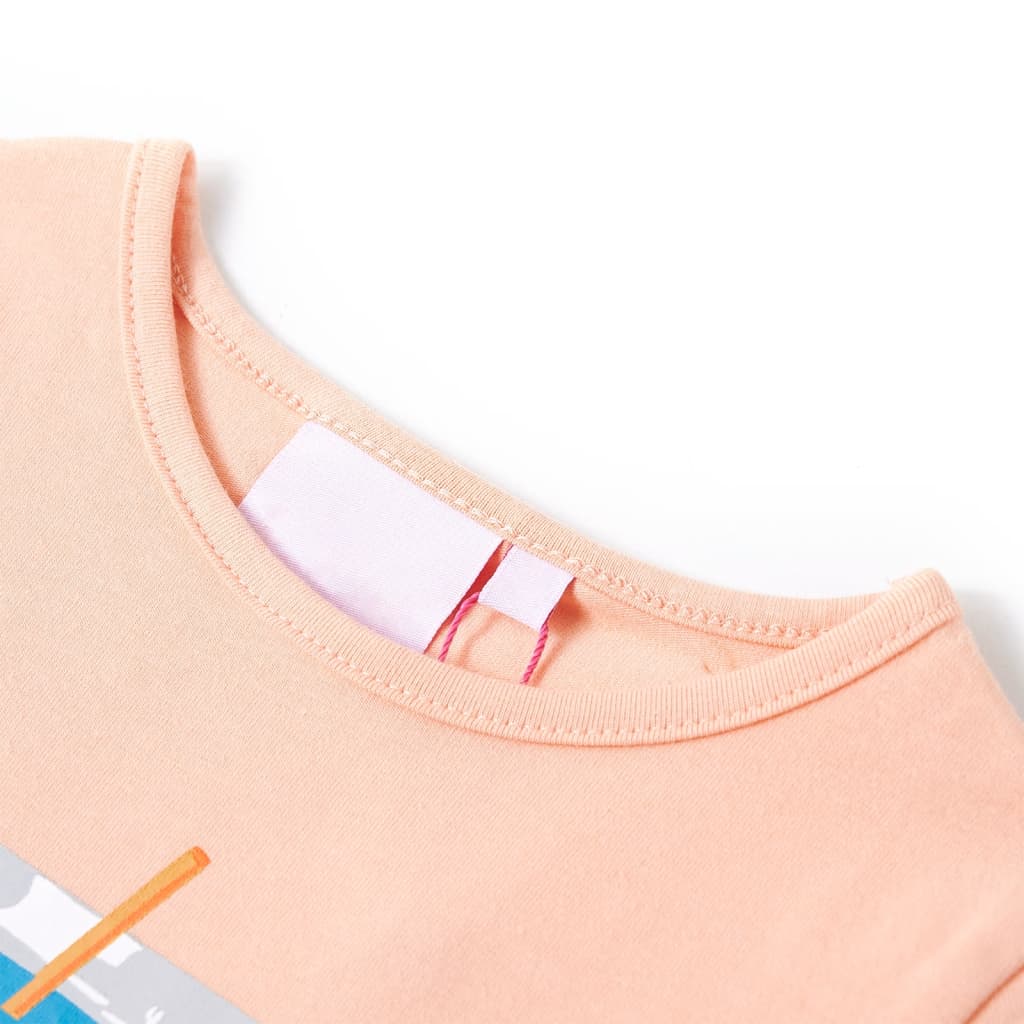 Vidaxl børneshirt 116 Light Orange