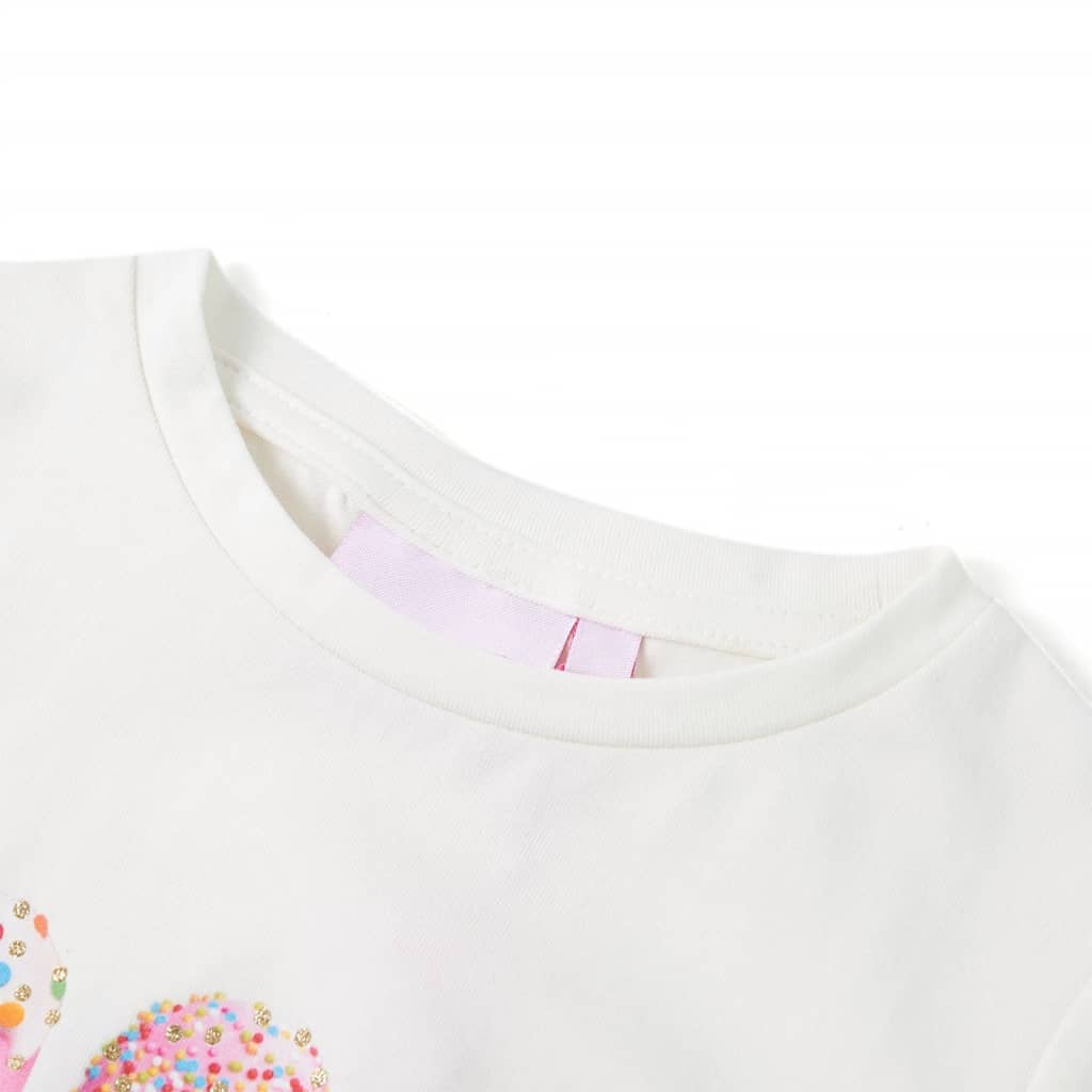 Vidaxl børneshirt 92 ECRU