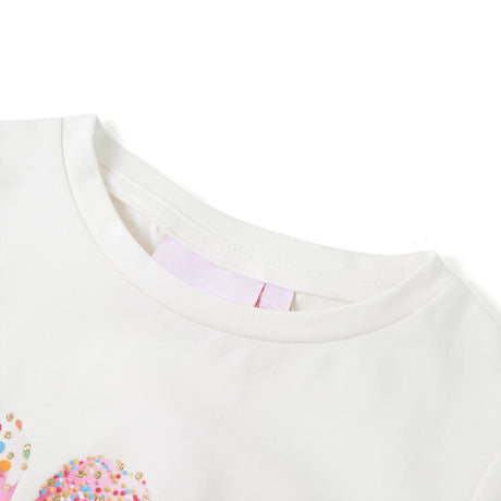 Vidaxl børneshirt 116 ECRU