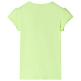 Vidaxl børneshirt 92 Neon Yellow