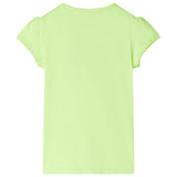 Vidaxl børneshirt 104 Neon Yellow