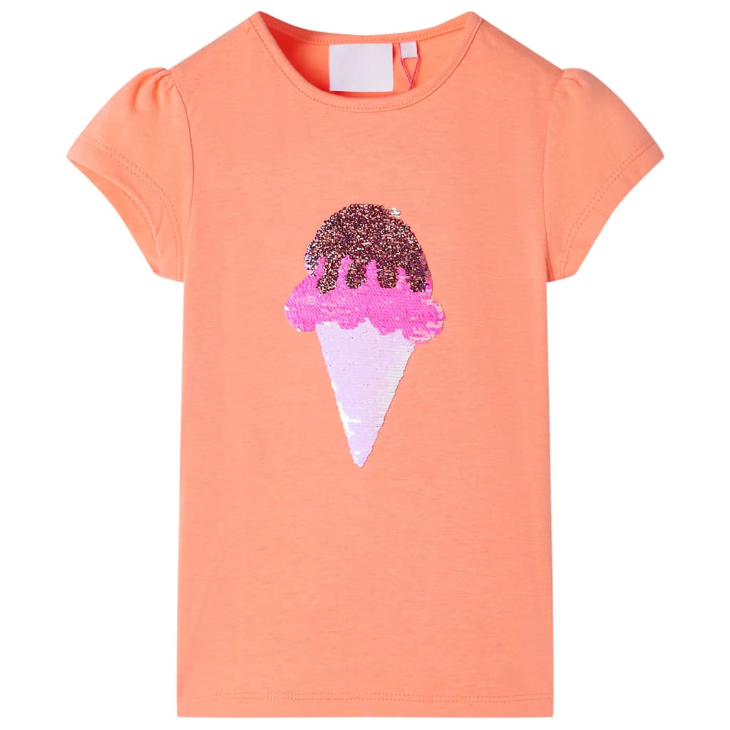 VidaXL børneskjorte 104 neon orange