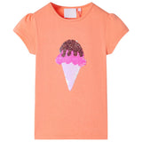 VidaXL børneskjorte 104 neon orange