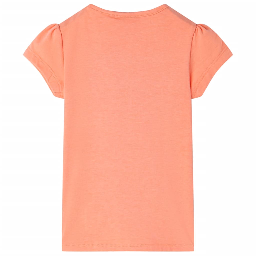 Vidaxl børneshirt 140 Neon Orange