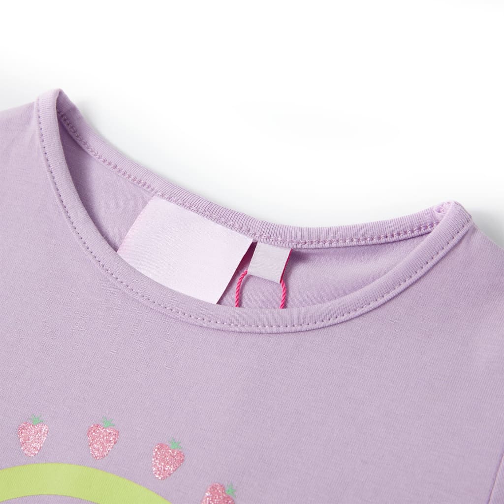 Vidaxl børneshirt 128 Lilac