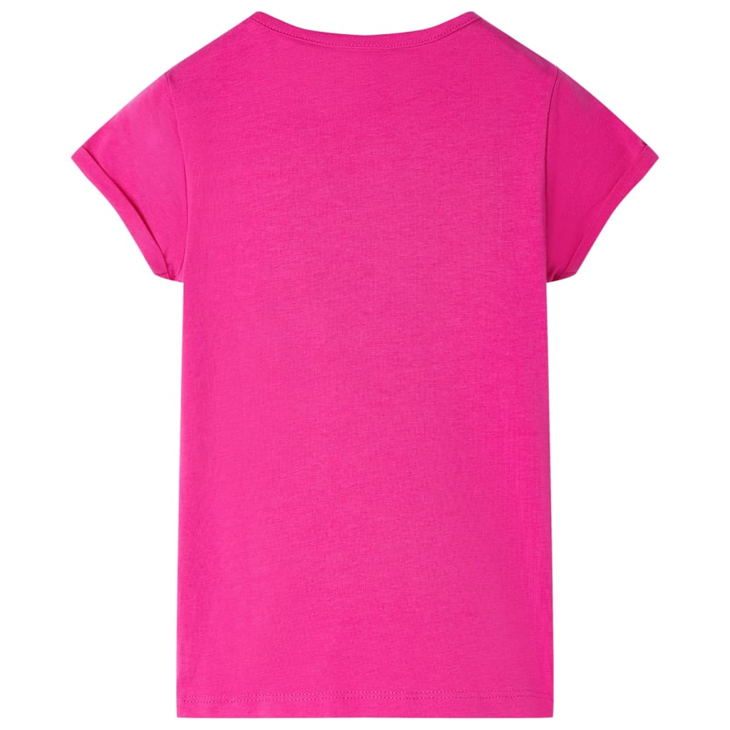 VidaXL børneskjorte 116 mørk pink