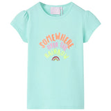 Vidaxl Børns skjorte 92 Light Sea Blue