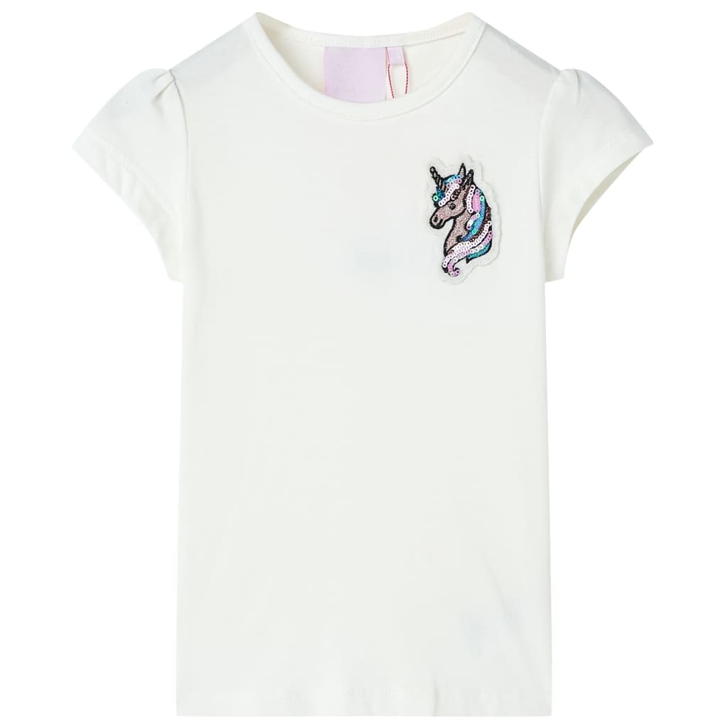 Vidaxl børneshirt 104 ECRU