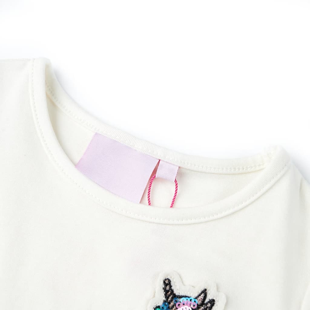 Vidaxl børneshirt 104 ECRU