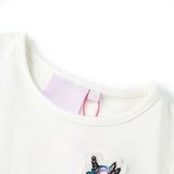 Vidaxl børneshirt 128 ECRU