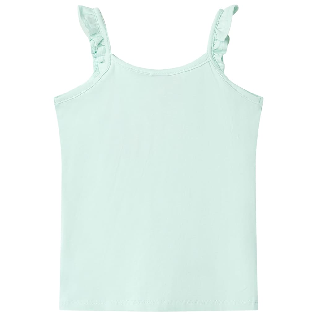 Vidaxl Børns Top 116 Light Mint