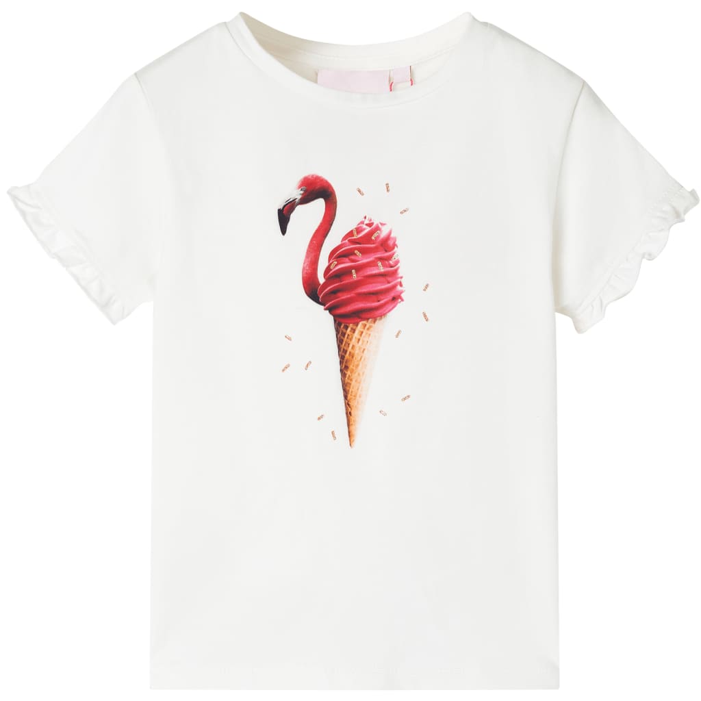 Vidaxl børneshirt 116 ECRU