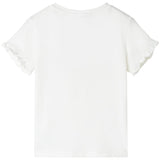 Vidaxl børneshirt 116 ECRU