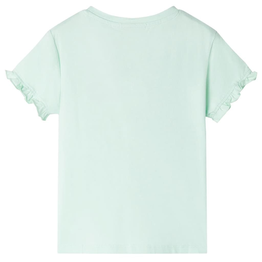 Vidaxl børneshirt 104 Let Mint