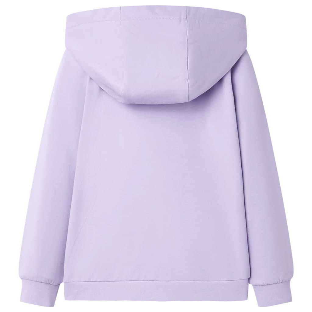 Vidaxl børne cardigan med hætte 128 Lilac