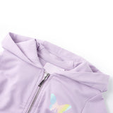 Vidaxl børne cardigan med hætte 128 Lilac