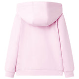 VidaXL børne cardigan med hætte 116 lys pink