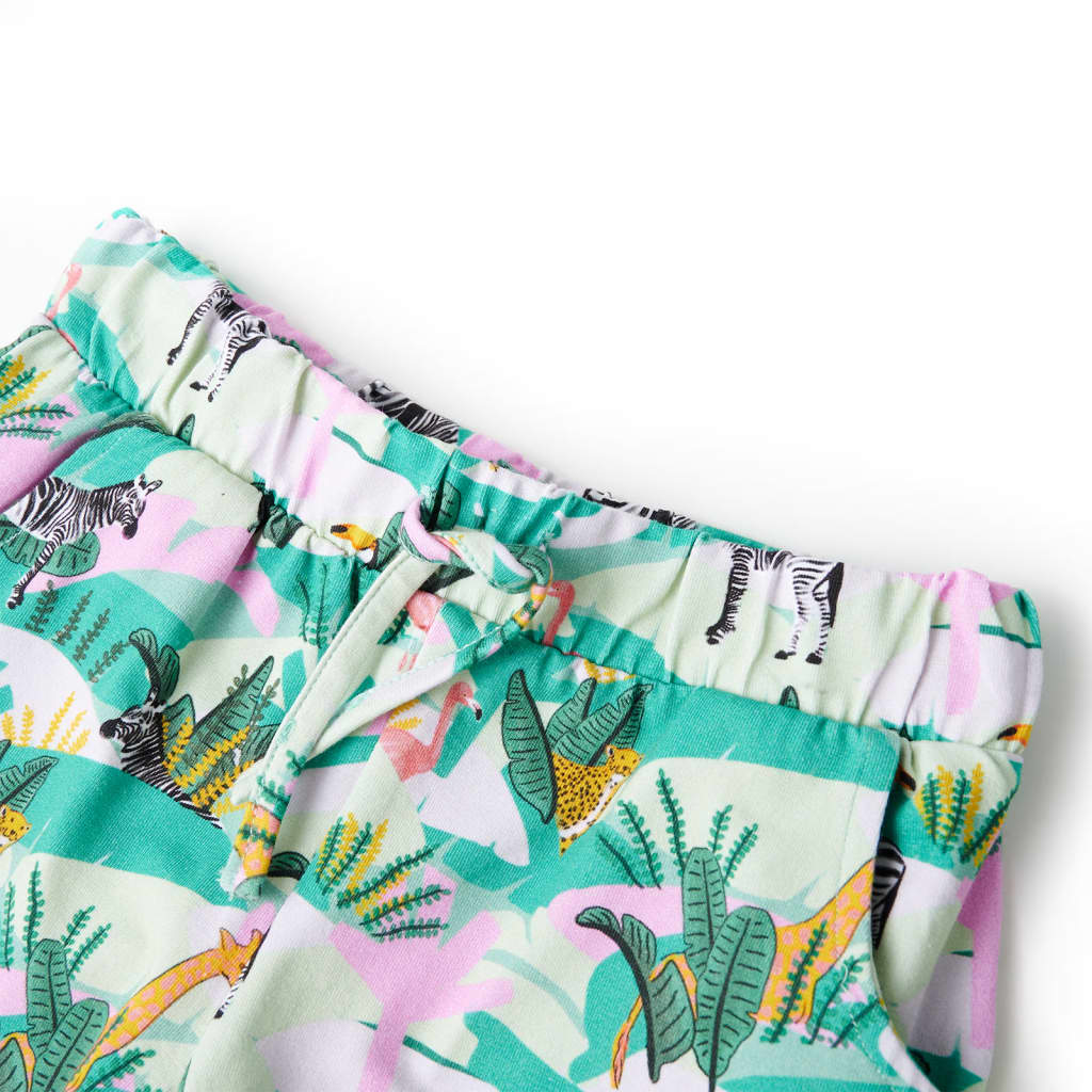 Vidaxl Børnehorts med Drawstring 128 Light Mint