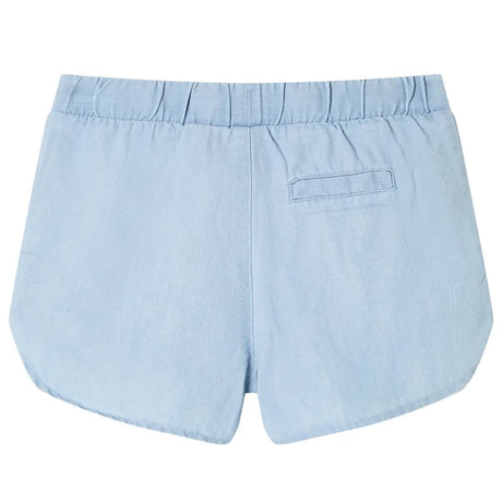 VidaXL børneshorts 92 blød denimblå