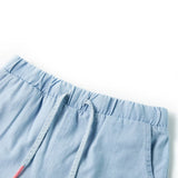 VidaXL børneshorts 92 blød denimblå