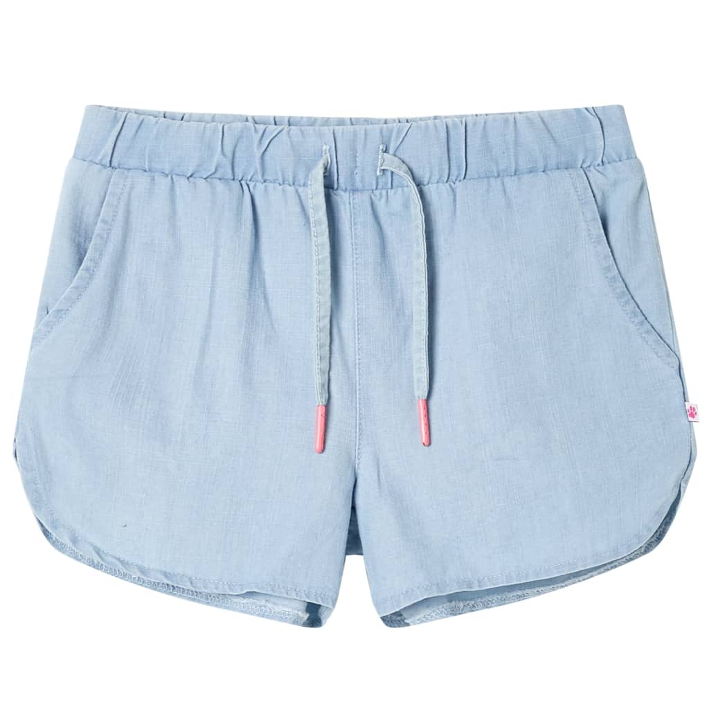 Vidaxl Børns shorts 104 Soft Denim Blue