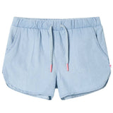 Vidaxl Børns shorts 104 Soft Denim Blue