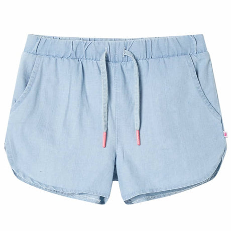 VidaXL børneshorts 128 blød denimblå